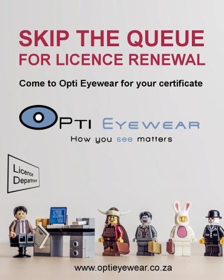 Skip the queue for licence renewal