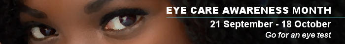 Eye Care Awareness Month 21 Sep - 18 Oct